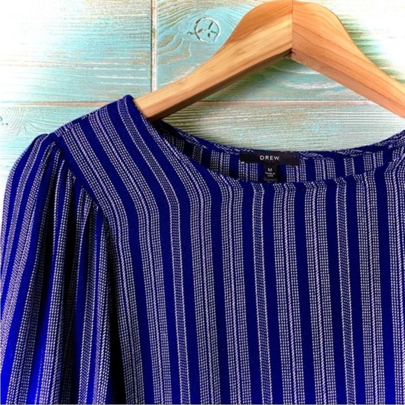 Anthropologie Drew Whitney Striped
Bell Sleeve Top - Picture 4 of 7